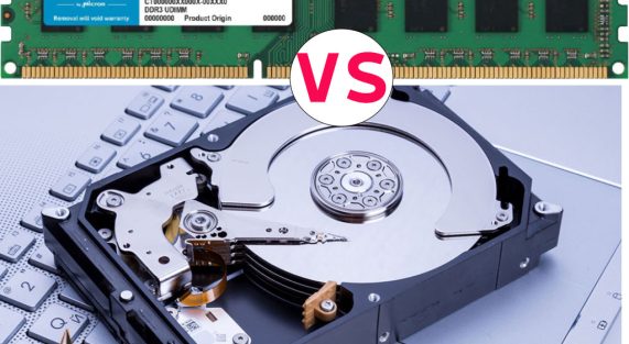 تفاوت حافظه و فضای ذخیره‌سازی در کامپیوتر